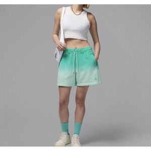 Jordan Flight Fleece Women's M French Terry Shorts Loose Fit Drawstring Logo NWT